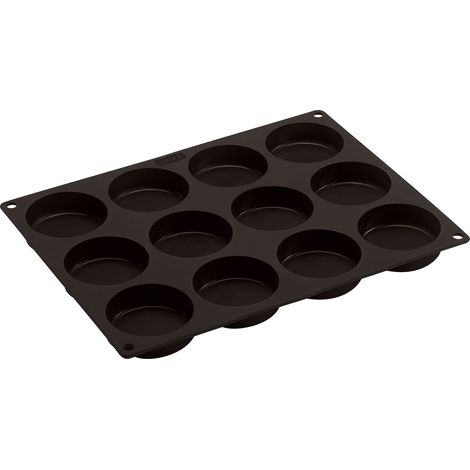 Molde para hornear mini panecillos de hamburguesa Lurch Flexiform, de silicona, 29 x 22 x 2 cm (1/3)