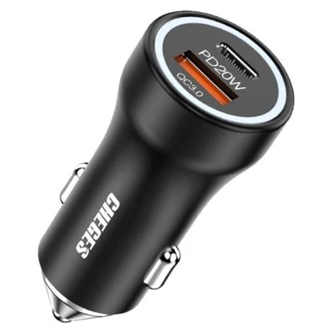 Chargeur universel PD20W Type C QC3.0 USB, adaptateur de prise 12V/24V à charge rapide pour voiture, bateau, moto, camion, camping-car et quad (1/5)