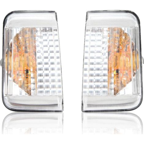 Couvercle de rétroviseur latéral 6325.H0, couvercle d'objectif de lampe indicateur de rétroviseur latéral pour Fiat Ducato 2006 à 2023 (1/5)