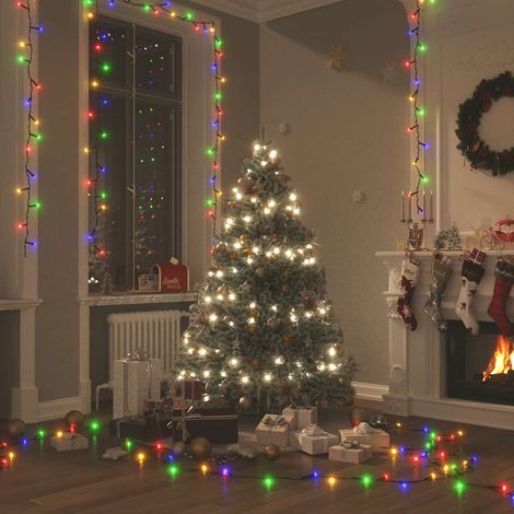 Lichterkette mit 400 LEDs Mehrfarbig 40 m 8 Lichteffekte