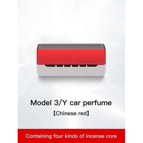 Diffuseur de parfum rouge pour Tesla Model 3 et Model Y (modèle 2022) - Accessoires de décoration (1/5)
