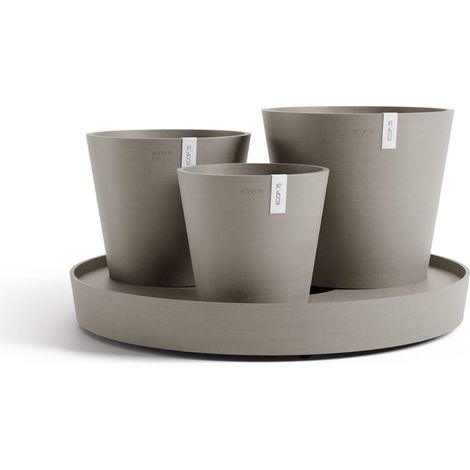 Ecopots Dubai  Blumentopf - L 56,5 cm x H 30,7 cm - Innen- und Außenbereich