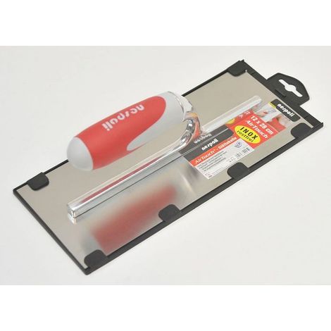 Nespoli Glättekelle Air-Touch 12 x 28 cm rostfrei Fliesenwerkzeug (1/2)