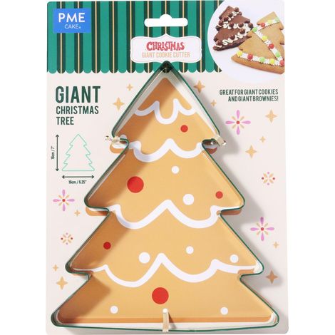 PME Tagliabiscotti Gigante Natalizi, Albero di Natale (18cm / 7") (1/5)