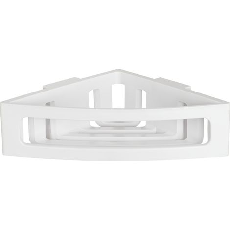 Wenko Bralia étagère d'angle blanche 35x20 cm (1/5)