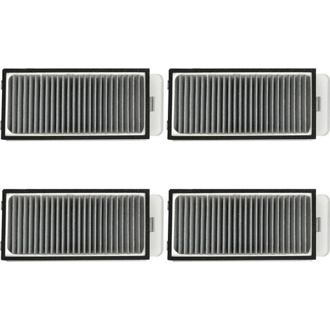 Juego de 4 filtros HEPA compatibles con Dreame X50 Ultra Complete/X50 Master/L50 Pro Ultra/S40 Enhanced Edition/X40 Pro Enhanced/X40 Plus Accesorios de repuesto Filtro lavable