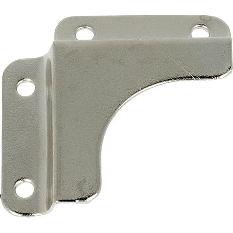 Angoli per fissaggio specchi in ferro nichelato 4 pz.