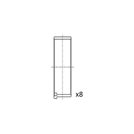 Coussinet de tête de bielle FAI AutoParts BB2054-STD CHEVROLET 55568531 55568532