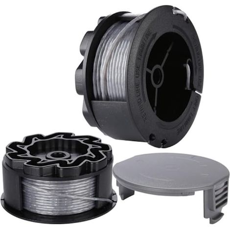 Bobine de fil pour coupe-bordures BOSCH UniversalGrassCut 18 18-26 18-260 F016800570 avec couvercle (2 pièces). (1/5)