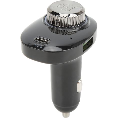 Adaptateur Bluetooth pour voiture, transmetteur FM, Radio sans fil, double Ports, lecteur de musique, récepteur (1/5)