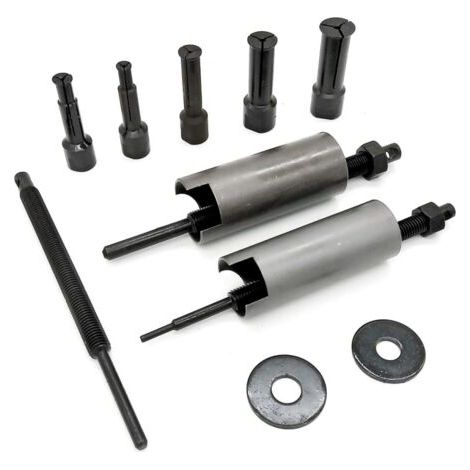 Kit d'extracteur de roulement intérieur de moto universel 9-23mm, 8pièces ensemble d'extracteur de roulement outil d'embrayage Kit de retrait de marteau à glissière interne pour toute