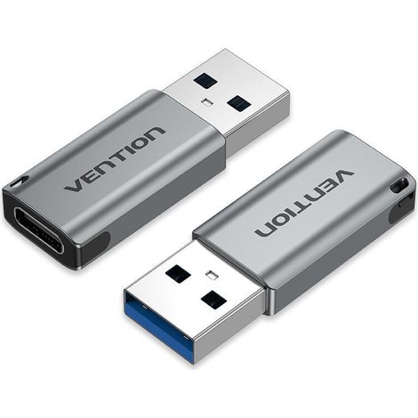 Adaptador USB 3.0 Vention CDPH0/ USB Macho - USB Tipo-C Hembra (1/2)