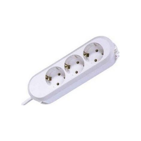 BACHMANN SMART 3xCEE7/3 blanc Courant 5,0m CEE7/7, 388.272
