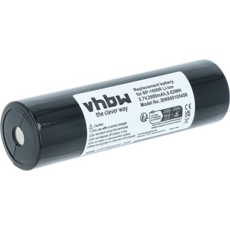 vhbw 1x Batterie compatible avec Pioneer PIONEER PMD-R2 mini disque DV portable (2600mAh, 3,7V, Li-ion)