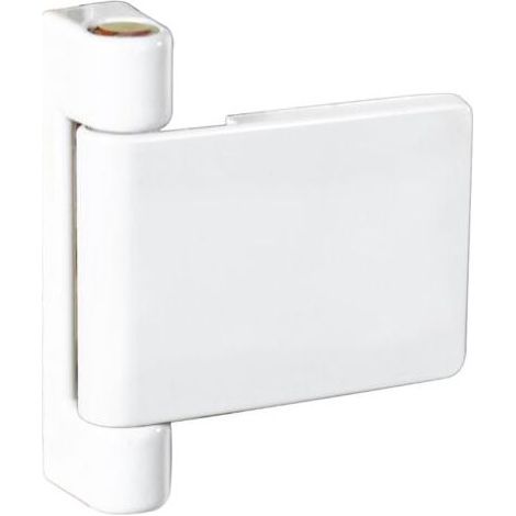 Charnière robuste en alliage d'zinc pour portes battantes durables, charnière de porte et fenêtre en PVC, charnière de porte composite, blanc (1/3)
