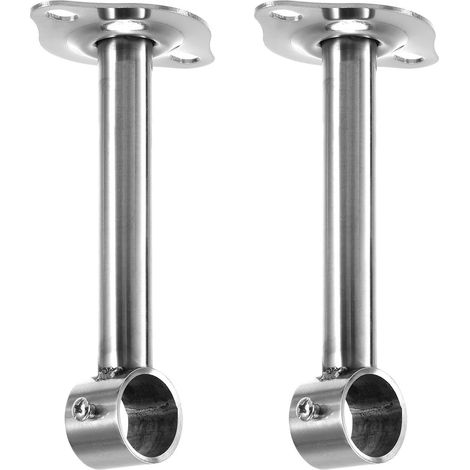 Support de fixation polyvalent et robuste, 2 pièces en acier inoxydable sans fil avec mesure (1/5)