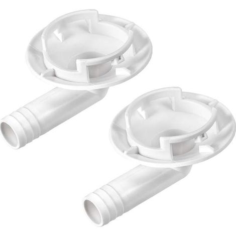 Conector de manguera de drenaje para aire acondicionado, conector angular, para aires acondicionados mini-split y de ventana, 40 mm, 2 unidades (1/5)