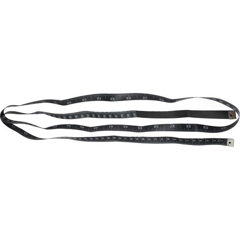 Ruban à mesurer souple 1,5 mètre, léger noir, mètre ruban pour tour de taille, hauteur, tissu, couture, règle flexible (1/5)
