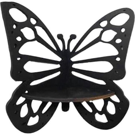 Étagère d'angle murale papillon, bibliothèque moderne, étagère d'angle murale papillon pour bureau à domicile (1/5)