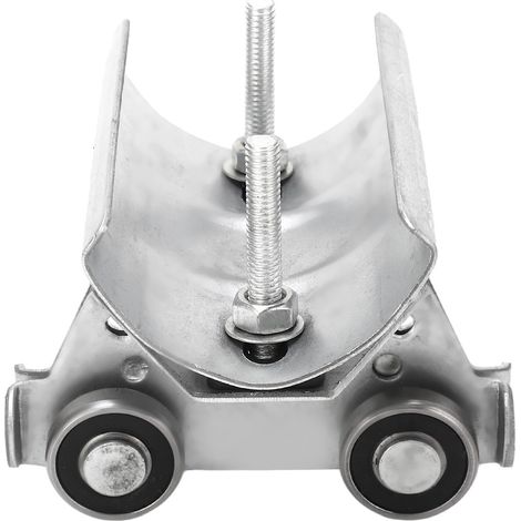Ortviai Roulement à Galet pour Rail en Acier Inoxydable – Diamètre 24 mm, Espacement 50 mm, Résistant à la Corrosion (1/5)
