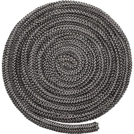 Corde de poêle de 2 mètres, joint de porte de poêle à bois en fibre de verre, joint de corde de 20 mm pour poêle à bois (1/5)