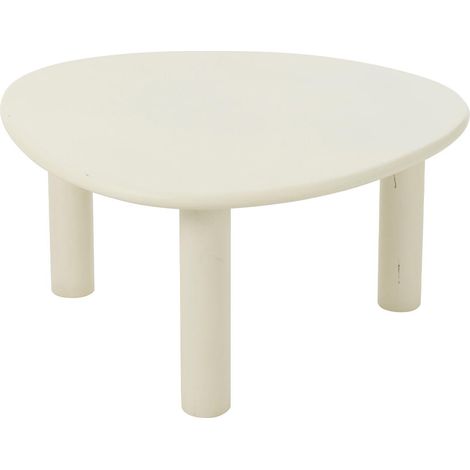 Table Basse Design "Bali" 75cm Blanc (1/5)