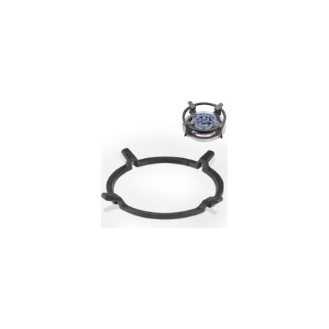 Wok Pfannenständer à partir de la Fonte, de l'Universel Wokständer, Gaz Wok-Adaptateur pour Gusseisenpfanne, antidérapant, noir, pour le Graveur, Cuisinière à gaz, Cuisinière (1/4)
