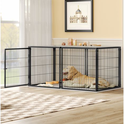 Modulierbare Hundebox 162 x 87 x 80,5 cm mit Sicherheitsabdeckung HAVRYA (1/5)