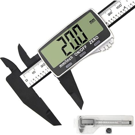 150mm digital caliper, electronic cursor caliper precision digital tool micrometer with large LCD screen (1/5)