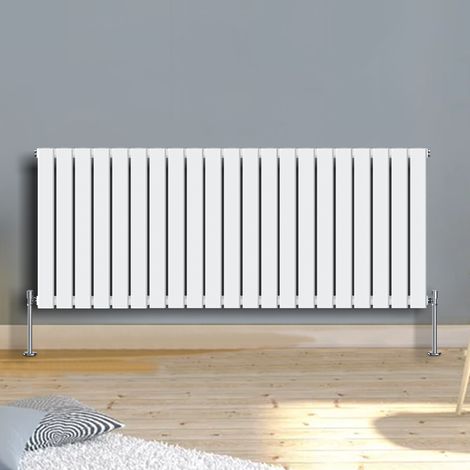 Warmehaus 600x1430mm Horizontal Radiator Flat Panel Single White (1/5)