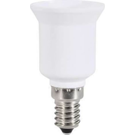 Adattatore portalampada da E14 a E27 convertitore attacco per lampadine (1/2)