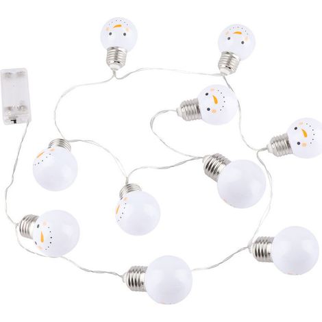 Jeffergarden Guirlande lumineuse à 10 LED, durable et à faible consommation d'énergie, adaptée aux jardins extérieurs et à la décoration murale intérieure.