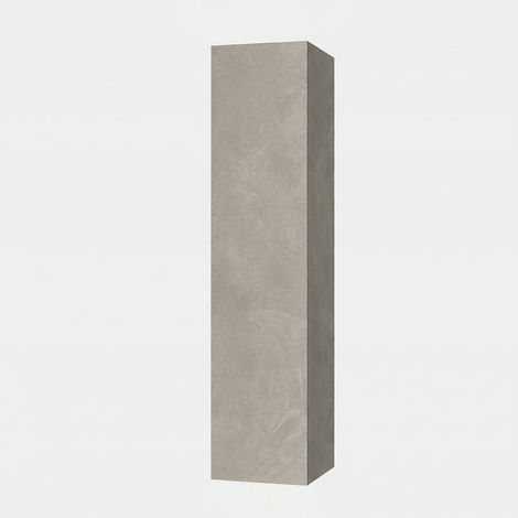 Platzsparende Hänge-Badewannensäule im minimalistischen Design Made in Italy Astra - Grau