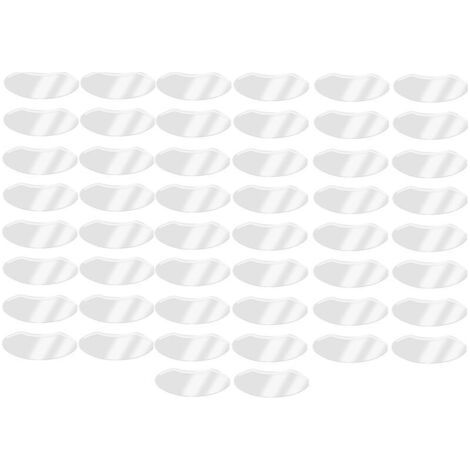Pair 50 Visières Jetables Transparentes pour Protection - Soins du Visage, Maquillage Permanent et Extensions de Cils