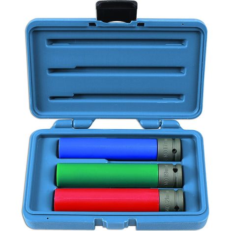 Douilles a choc extra longues (150 mm) pour jantes alu - coffret de 3 (1/2)