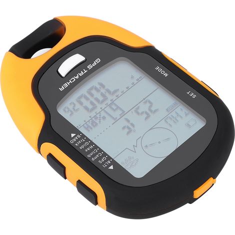 Récepteur GPS SUNROAD portable, altimètre et baromètre numériques rechargeables par USB (1/5)
