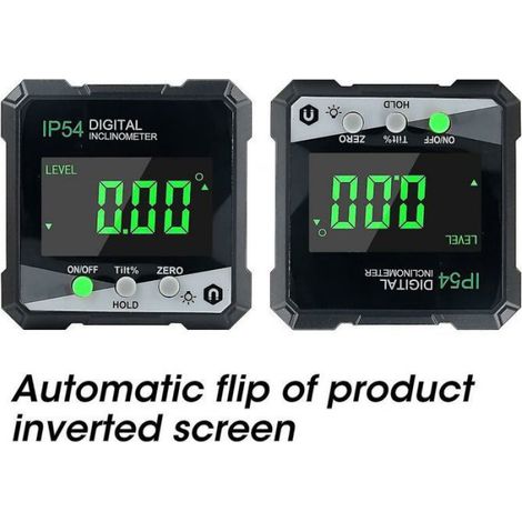 Rapporteur Numérique LCD - - Précision 0,1° - Aimant Intégré - Portable et Pratique (1/4)