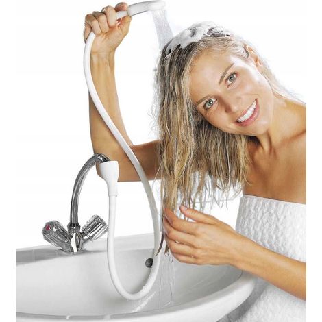 Douche touristique flexible de 2 m avec robinet