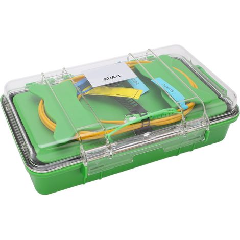 Câble de lancement OTDR Fibre Optique Monomode 500M, Boîtier de Test avec Connecteurs SC APC vers SC UPC, Cordon d'Extension pour Mesure de Réseau (1/5)