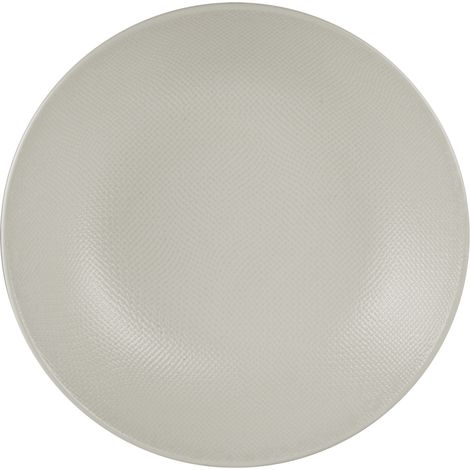 Table Passion - Grande assiette creuse Vésuvio blanc 25 cm (lot de 6)