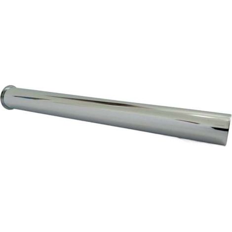 Tauchrohr Bördelrohr Ablaufrohr für Siphon mit Bördelrand 32x300mm Edelstahl verchromt 93 035 05