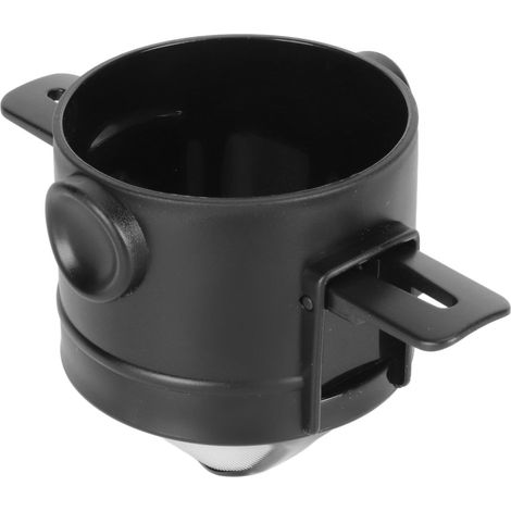 Cafetière à filtre manuel réutilisable sans papier, en acier inoxydable, facile à nettoyer, avec poignée pliable, idéale pour les voyages et le camping. (1/5)