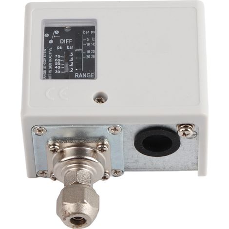 Interrupteur de pression 20KG, noyau tout cuivre, IP40, pour sèche-linge, chaudière, refroidisseur d'eau, AC125V/AC250V, connecteur standard, 2 pièces (1/5)