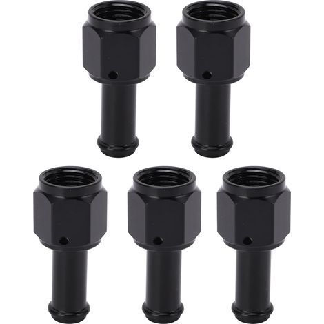 Adaptateur 6AN femelle vers 3/8 NPT, professionnel, en alliage d'aluminium, étanche, pour conduite de carburant automobile, droit (1/5)