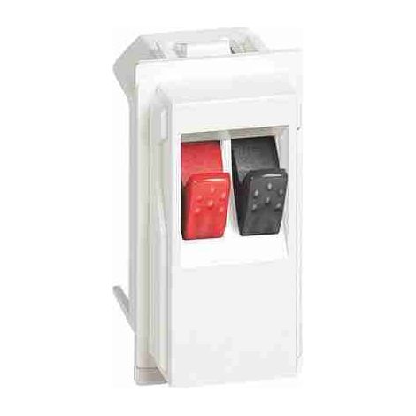 BTIKW4294 Connettore altoparlante home cinema - 1 modulo, Bianco