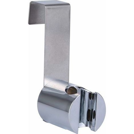Support pour pommeau de Douche, Support de douchette, en Acier Inoxydable + ABS, Forte réglable, pièce de Rechange pour Douche et Bidet pulvérisateur (1/4)