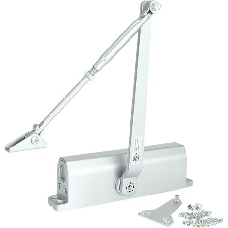 504BC Gehäuse aus Aluminiumguss mit verstellbarem Doppelventiltürschließer w Zurück (c66ade30a811...