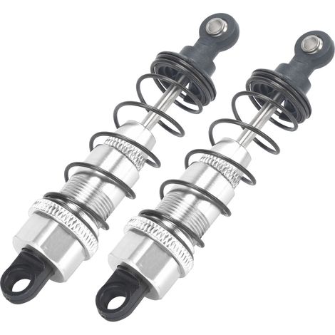 85-mm-Stoßdämpferfeder aus Aluminiumlegierung, passend für Traxxas Slash 2WD RC-Cars, silberfarben (1/5)