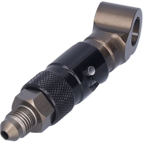 Jeffergarden Connecteur à dégagement rapide AN3 en alliage d'aluminium, accessoires de connexion pour conduite de frein, tuyau d'huile et de carburant SW-21034-BL-DOU