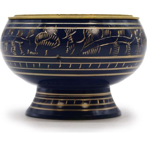 Grand pot d'encens au charbon de bois Chakra - Gorge- Vendu par 1 (1/2)